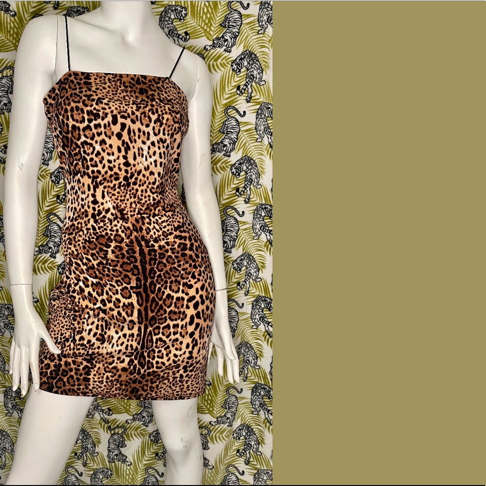 Cheetah Mini Dress